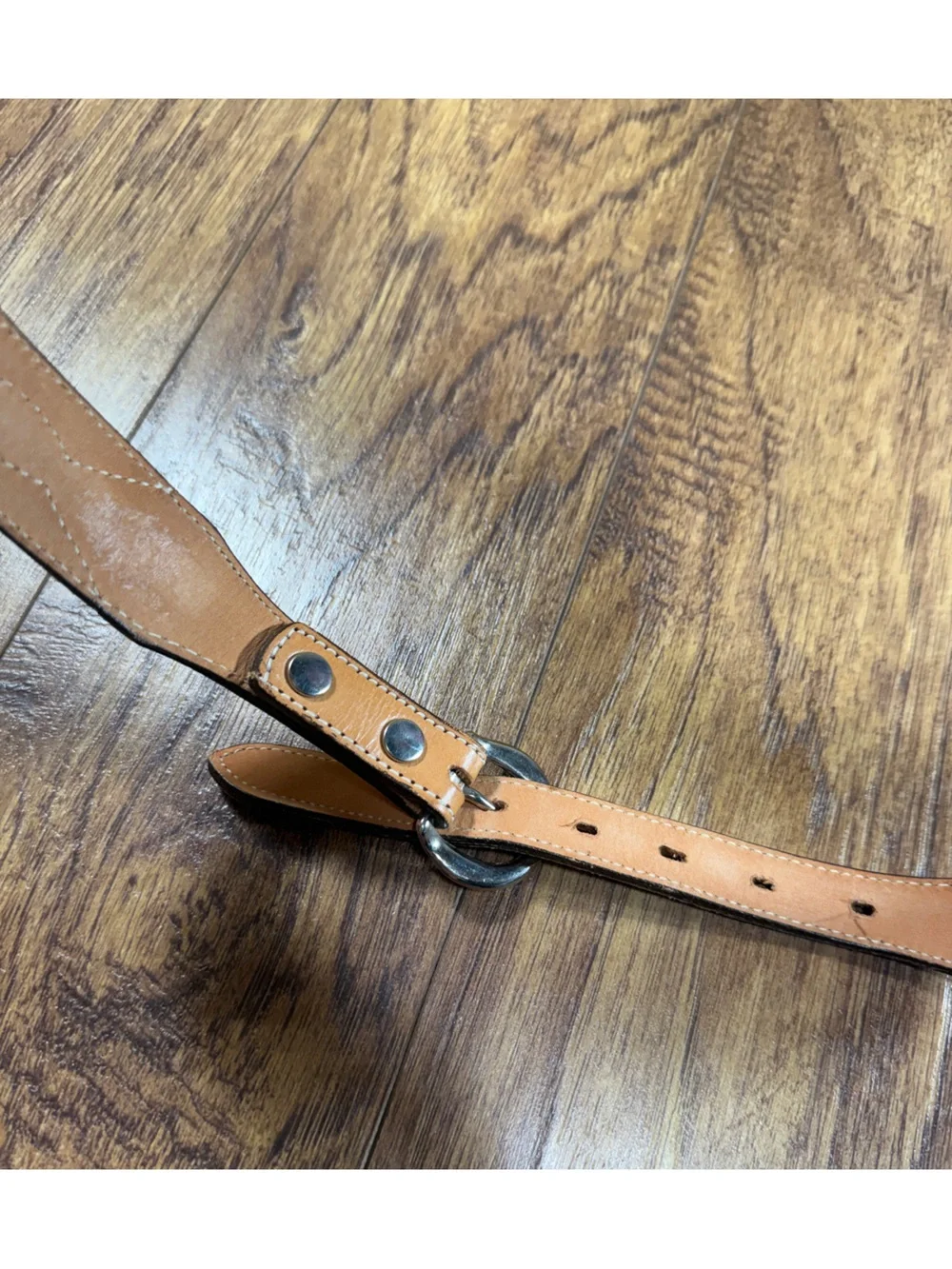 Circle Y Handmade Leather Belt Size 30 Black Suede Western Cowboy Belt